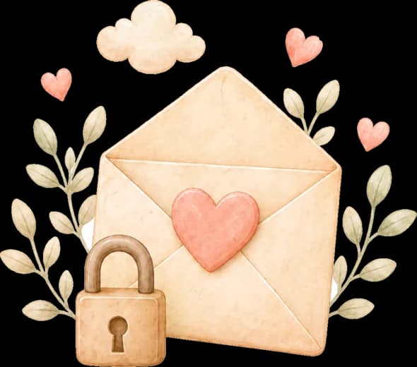 Sobre BabySteps con un candado como símbolo de privacidad